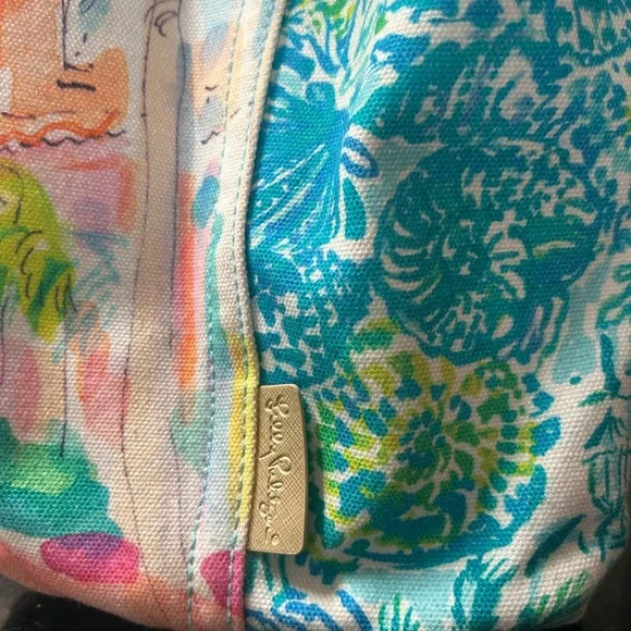 NWOT Lilly Pulitzer Limited Edition “The Breakers” Hotel Palm Tote Beach Bag - Picture 3 of 7